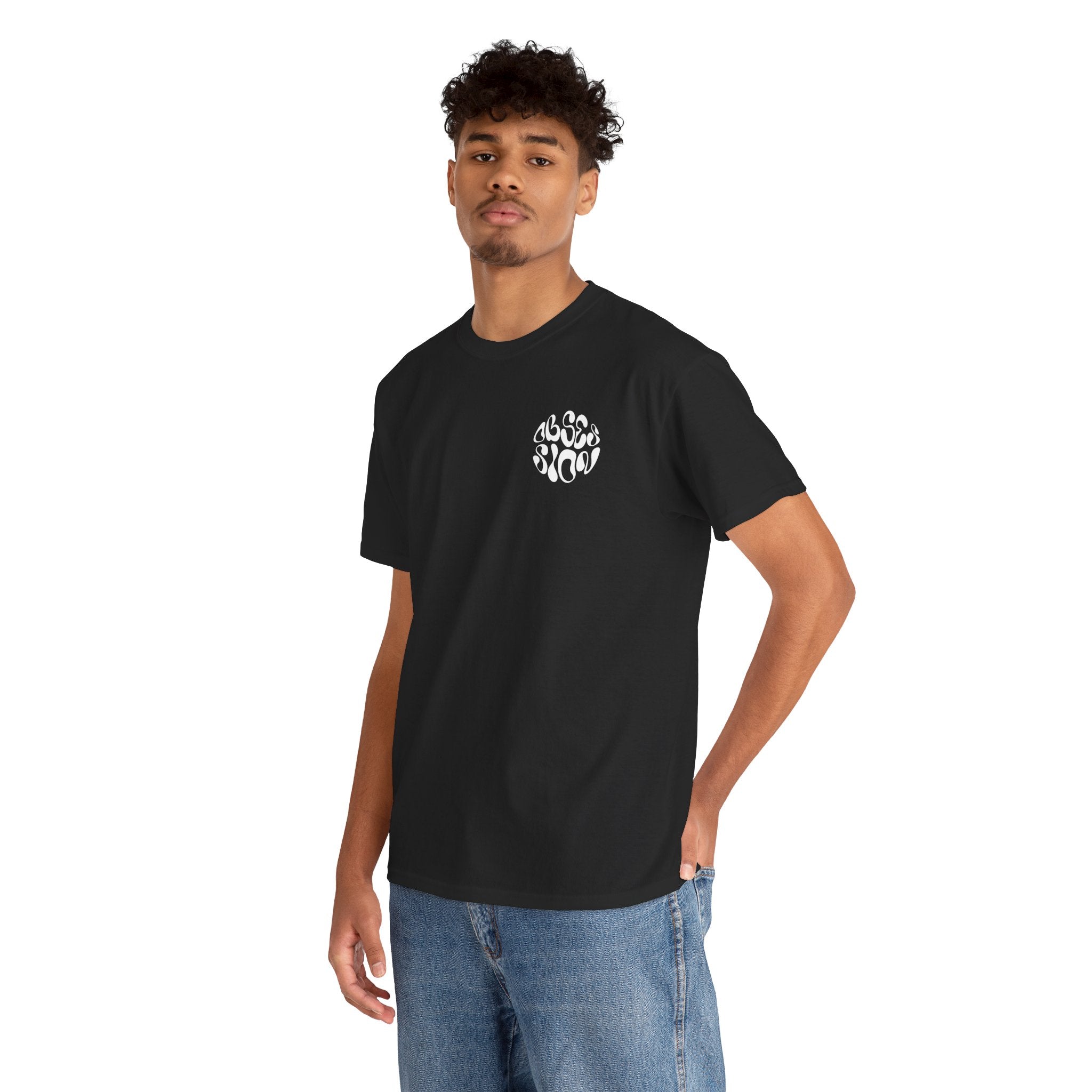 Psychology Obsession Tee — Eerie Eyes Graphic T-Shirt