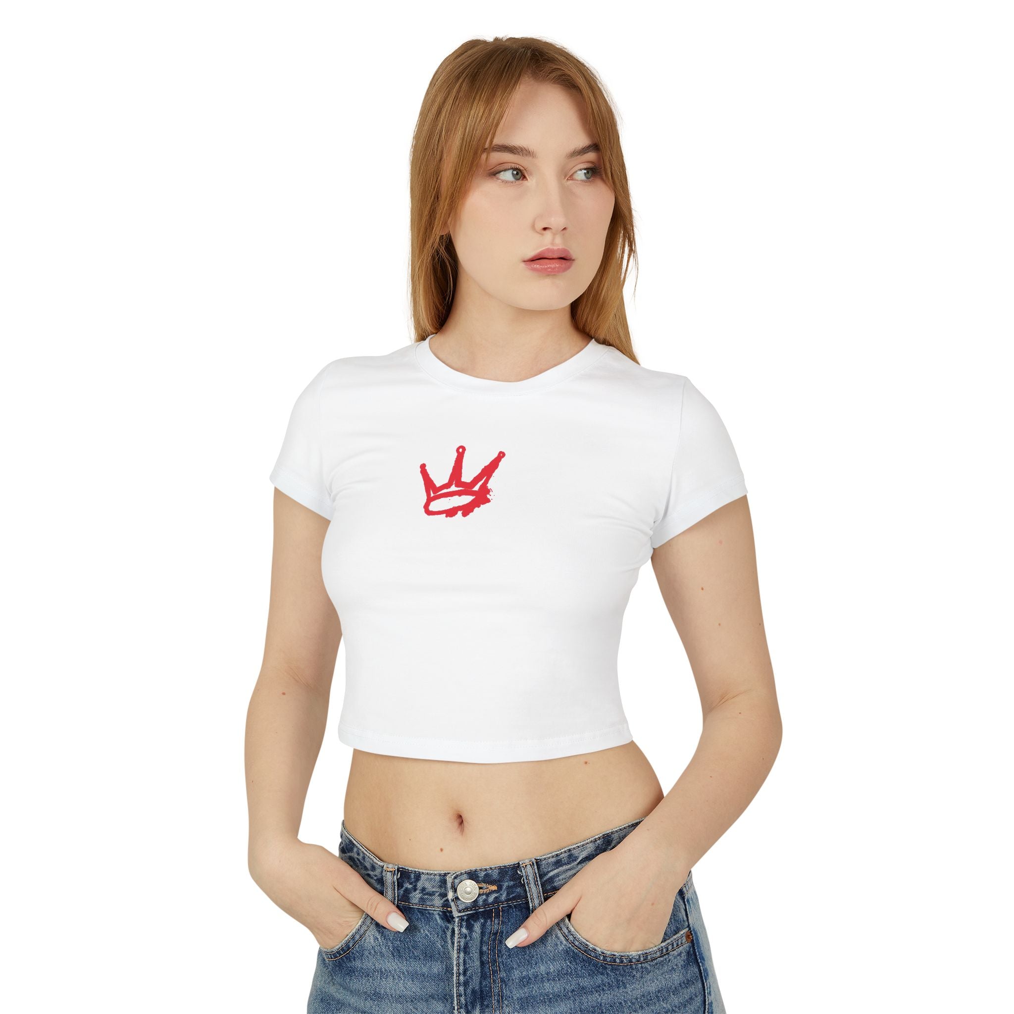 Women's Baby Tee - Crop Top T for Girls
